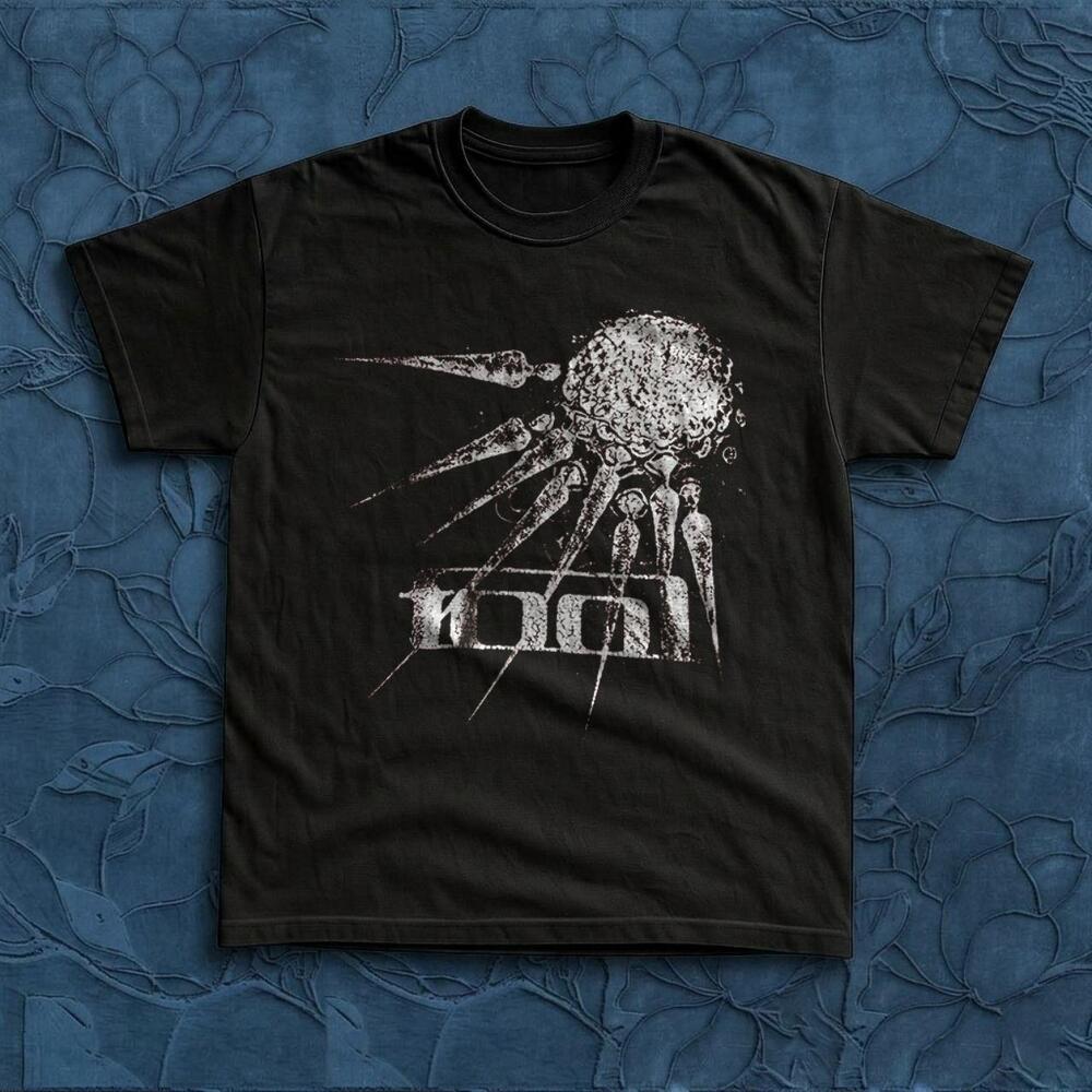 Gildan Tool Band Brain Graphic Style T-Shirt In Black